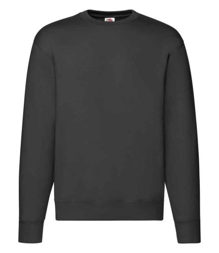 Fruit Loom Premium D/S Sweat - Black - L